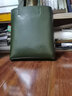 ANDSEEYOU簡(jiǎn)約復古牛皮女包真皮通勤大包軟皮手提包百搭休閑單肩包托特包 墨綠色 現貨 曬單實(shí)拍圖