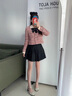 她芙（tafu）品牌女裝小香風(fēng)連衣裙套裝女2025年春秋新款氣質(zhì)名媛粗花呢a字裙 圖片色 M 曬單實(shí)拍圖