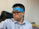 HALOHDBAND美國(guó)HALO導(dǎo)汗帶排汗帶跑步騎行止汗帶戶外運(yùn)動(dòng)發(fā)帶男女后綁式頭巾 后綁式-藍(lán)羽毛【男女同款】 曬單實(shí)拍圖