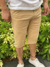 JEEP SPIRIT短褲男夏季薄款潮流七分中褲男寬松直筒夏天運動(dòng)休閑褲男百搭褲子 8009卡其色 31 曬單實(shí)拍圖