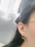 束芬耳環(huán)女2025年新款時尚氣質百搭港風豹紋耳釘輕奢耳飾品日常韓系 E3770豹紋小耳釘 曬單實拍圖