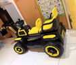 WORK BABY兒童挖掘機玩具車(chē)可坐人玩具女男孩遙控電動(dòng)挖土機可坐工程車(chē)禮物 遙控版+四驅12V大電瓶+橙色 雙座親子款+全電動(dòng)挖臂+藍牙音樂(lè ) 曬單實(shí)拍圖