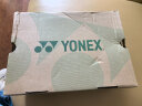 YONEX尤尼克斯羽毛球鞋yy入门级训练减震动力垫男女SHB101CR白/蓝 37.5 实拍图
