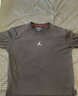 耐克（NIKE）男裝短袖夏季新款A(yù)IRJORDAN運(yùn)動(dòng)服舒適透氣圓領(lǐng)運(yùn)動(dòng)T恤CW5191-010 CW5191-010/黑色白logo M 曬單實(shí)拍圖