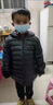 暖冬鴨鴨白鴨絨兒童羽絨服輕薄款男童女童中大童寶寶冬季短款童裝外套 果綠色【白鴨絨】 90 曬單實(shí)拍圖