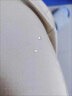 ChlqeKeith白色牛仔褲男九分夏季薄款男褲商務(wù)修身小腳褲彈力休閑9分褲子男 白色 九分 32 曬單實拍圖
