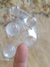 關(guān)辰天然粉水晶球擺件原石手工打磨愛(ài)情芙蓉石居家送禮裝飾品 球直徑6厘米（配底座） 曬單實(shí)拍圖