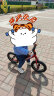 永久儿童平衡车无脚踏滑步车2-4岁宝宝双轮滑行车儿童礼物两轮车 [标配款]铝架+充气 12寸 红色 实拍图