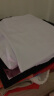 艾路丝婷夏装短袖T恤女上衣韩版修身圆领纯色棉体恤TX3361 白色 4XL（建议150斤-160斤） 实拍图