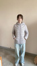 鴨鴨（YAYA）輕薄羽絨服女短款2025冬季新款時(shí)尚內膽連帽顯瘦薄款保暖外套K 嫣紅色 M (160) 曬單實(shí)拍圖