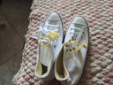 匡威（Converse）All Star經典常青款男鞋女鞋白色高幫休閑運動帆布鞋小白 101009 41 曬單實拍圖