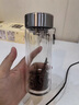希諾（HEENOOR）玻璃杯2025新款杯子官方旗船店水杯男雙層女大容量泡茶杯 Q升級(jí)抗菌款鋼本色360ml 曬單實(shí)拍圖