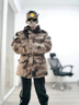尋戰鷹冬季軍大衣07迷彩大衣棉服男冬季中長(cháng)款加絨加厚防寒大衣軍綠棉襖 防水款荒漠大衣【雙層內膽】 保暖加厚 165【建議體重100-120斤】 曬單實(shí)拍圖