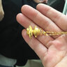 花草蒙拾 黃金吊墜999足金天使寶寶吊墜女款項(xiàng)鏈3D硬金福星寶寶掛墜小天使 天使寶寶約2.3g 搭配足金999鏈 曬單實(shí)拍圖