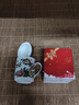 拓進會議茶杯 陶瓷杯子帶蓋辦公室會議杯景德鎮(zhèn)陶瓷茶杯大容量會議杯 富貴長壽景式杯  500ml 曬單實拍圖