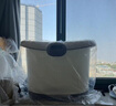 英氏（YEEHOO）寶寶洗澡桶兒童可坐小孩沐浴鎖溫泡澡桶嬰兒家用游泳桶大澡盆 浴桶+水溫計 曬單實拍圖