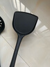 沃德百惠（WORTHBUY）硅膠鏟不粘鍋耐高溫食品級盛飯湯鍋鏟廚具套裝家用炒菜湯勺漏勺子 黑色三件套 曬單實(shí)拍圖