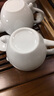 古德窯 純白瓷茶具套裝中式家用辦公簡(jiǎn)約陶瓷功夫泡茶壺西施蓋碗茶杯 玉瓷《美人壺》純白10頭裝 曬單實(shí)拍圖