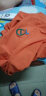 PHJ 韩版短袖t恤女夏季新款圆领绣花半袖体恤中年女士宽松打底上衣 桔色 L（120-135斤） 实拍图
