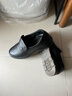 老人頭男鞋秋冬季真皮商務(wù)休閑男士皮鞋厚底耐磨牛筋底中老年爸爸鞋 黑色 42 曬單實(shí)拍圖