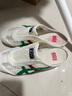 Onitsuka Tiger鬼塚虎休閑鞋男女夏季透氣半拖鞋穆勒鞋MEXICO 66? SABOT 米色 39 曬單實(shí)拍圖