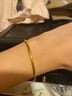 金至尊（3D-GOLD)黃金手鐲實心傳承素圈足金999鐲子送女友老婆媽媽七夕禮物計價 光面56圈-金重29.93克以證簽多退少補(bǔ) 曬單實拍圖