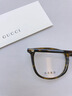 古馳（GUCCI）眼鏡框女士簡約GG1230OA男方形板材光學(xué)近視古馳眼鏡架男 001琥珀色 曬單實(shí)拍圖