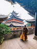 三吉黑花【渡清歡】新中式國風(fēng)秋冬連衣裙2024新款高級感穿搭詫寂 黑金  黑金  M 曬單實拍圖