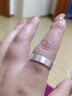倔匠 6MM【免費刻字】拉絲工藝 男士戒指 銀 99足銀 女士 情侶對戒 23號 曬單實(shí)拍圖