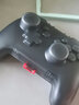 0度美國0度 Switch2 保護殼SWITCHOLED硅膠保護套 防滑耐摔  任天堂游戲機透明磨砂殼NS配件 Switch Pro手柄保護殼（透明黑） 任天堂Switch oled 曬單實拍圖