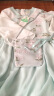 酷乐羊女童2024夏季新款古装汉服儿童超仙襦裙中国风夏装连衣裙子童装潮 绿色(1090)+挎包 150 实拍图