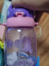 迪士尼（Disney）儿童水杯吸管防摔宝宝便携夏季幼儿园Tritan水杯带背带家用 苏菲亚 350ml 【吸管杯】 实拍图