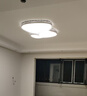 超萊威 客廳燈吸頂燈led現(xiàn)代簡約大氣智能燈具套餐2025新款餐廳臥室燈飾 白色110cm/無極調(diào)光+遙控 曬單實拍圖