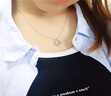 紀(jì)思梵（CHEESEFAN）輕奢珠寶時(shí)尚首飾星河夢(mèng)境項(xiàng)鏈女七夕情人節(jié)生日禮物送女友 項(xiàng)鏈【本地倉(cāng)不刻字】 曬單實(shí)拍圖