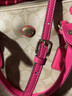點(diǎn)像適用蔻馳包帶替換麻將包改造配件腋下斜挎帶子可調節包鏈條肩帶 玫紅色1.2cm寬調節款 曬單實(shí)拍圖