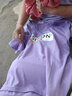 美莎尼純棉長(cháng)袖T恤女2023新款韓版寬松遮肚百搭上衣女秋裝兩件 胭脂紅【TE】+紫色【TE】 2XL 建議135-150斤 曬單實(shí)拍圖