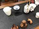 石間說 天然烏金石茶盤家用客廳石頭茶臺大號簡約功夫茶具托盤茶道創(chuàng)意 90CM-40CM-3CM 曬單實(shí)拍圖