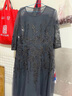 王小鴨女裝敬酒服碎花裙春夏新款連衣裙優(yōu)雅顯瘦中古刺繡裙子 4XL 曬單實拍圖
