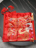 歐斯若 新娘結婚紅蓋頭 中式婚禮嫁妝喜字流蘇刺繡錦緞秀服大紅蓋頭 1件 秀禾蓋頭 龍鳳款 1件 曬單實(shí)拍圖