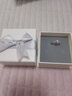 莘月S925銀戒指女活口仿真鉆戒情侶結(jié)婚求婚戒子網(wǎng)紅韓版時尚桃花指環(huán)銀飾品異地戀女友生日禮物 粉色 曬單實拍圖