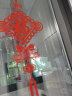 欧仕图 墙贴自粘 中式新春贴画橱窗玻璃门客厅电视背景墙装饰防水可移除贴纸 中国结福（1对） 实拍图