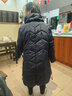 Fazeya恒源祥老年人冬裝女羽絨服老太太保暖加厚媽媽奶奶裝冬季中長款外 藏青色 XL [建議100-115斤] 曬單實拍圖