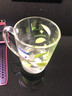 樂(lè )美雅鋼化玻璃杯把手家用帶蓋帶手柄耐熱玻璃杯透明泡茶杯大容量 清晨樹(shù)葉鋼化把杯320ml 曬單實(shí)拍圖