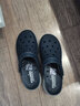 斯凱奇（Skechers）男鞋2025夏季新款沙灘鞋洞洞鞋拖鞋休閑清涼外穿透氣涼鞋男涉水鞋 灰色-GRY/偏大一碼 45 /偏大一碼 曬單實拍圖