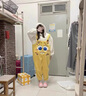 悠曼婭連體睡衣女冬季加絨加厚家居服女卡通動(dòng)漫海綿寶寶保暖套裝可外穿 海綿寶寶（優(yōu)質(zhì)加厚款） L （建議110-125斤） 曬單實(shí)拍圖