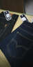 【128兩件裝】牛仔褲男2020秋冬季新款男士彈力褲子修身潮流休閑寬松直筒長(cháng)褲男裝 009藍+008黑(2條裝) 30(腰圍=2尺3). 曬單實(shí)拍圖