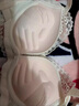莫代爾乳膠棉內(nèi)衣女小胸專用不空杯聚攏防下垂文胸無鋼圈平胸加厚5CM胸 香檳色 M 34/75AB 小胸平胸專用 曬單實拍圖