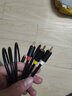 磊邦A(yù)V蓮花三對三音視頻線6頭RCA公對母3對3老電視機(jī)投影儀機(jī)頂盒DVD紅黃白三色信號延長連接線 黑色 1.5米 曬單實拍圖