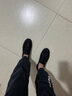 柯盾（KEDUN）春季新款帆布鞋一腳蹬懶人板鞋透氣潮流百搭男鞋套腳休閑樂(lè)福鞋 黑色 41 曬單實(shí)拍圖