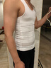 維尼瑪希（VeniMasee）男士收腹背心緊身塑身衣束胸束腰收肚子束腰帶束身塑型衣藏肉神器 白色收腹背心 M 【建議120-160斤】 曬單實(shí)拍圖